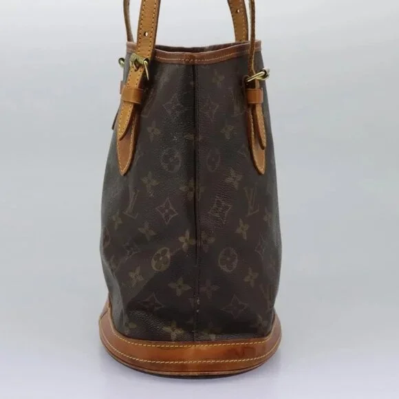 LOUIS VUITTON Monogram Bucket PM Shoulder Bag M42238 LV Auth 103423 - Picture 6 of 15